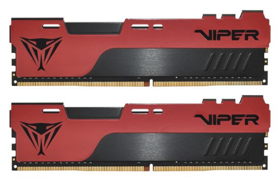  Зображення Модуль пам'яті для комп'ютера DDR4 16GGB (2x8GB) 4000 MHz Viper Elite II Red Patriot (PVE2416G400C0K) 